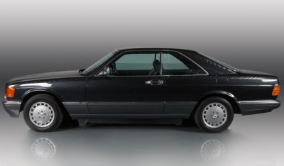 Mercedes Benz SEC560 1991 side view - driver's side