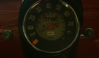 Fiat 500 1971 speedometer